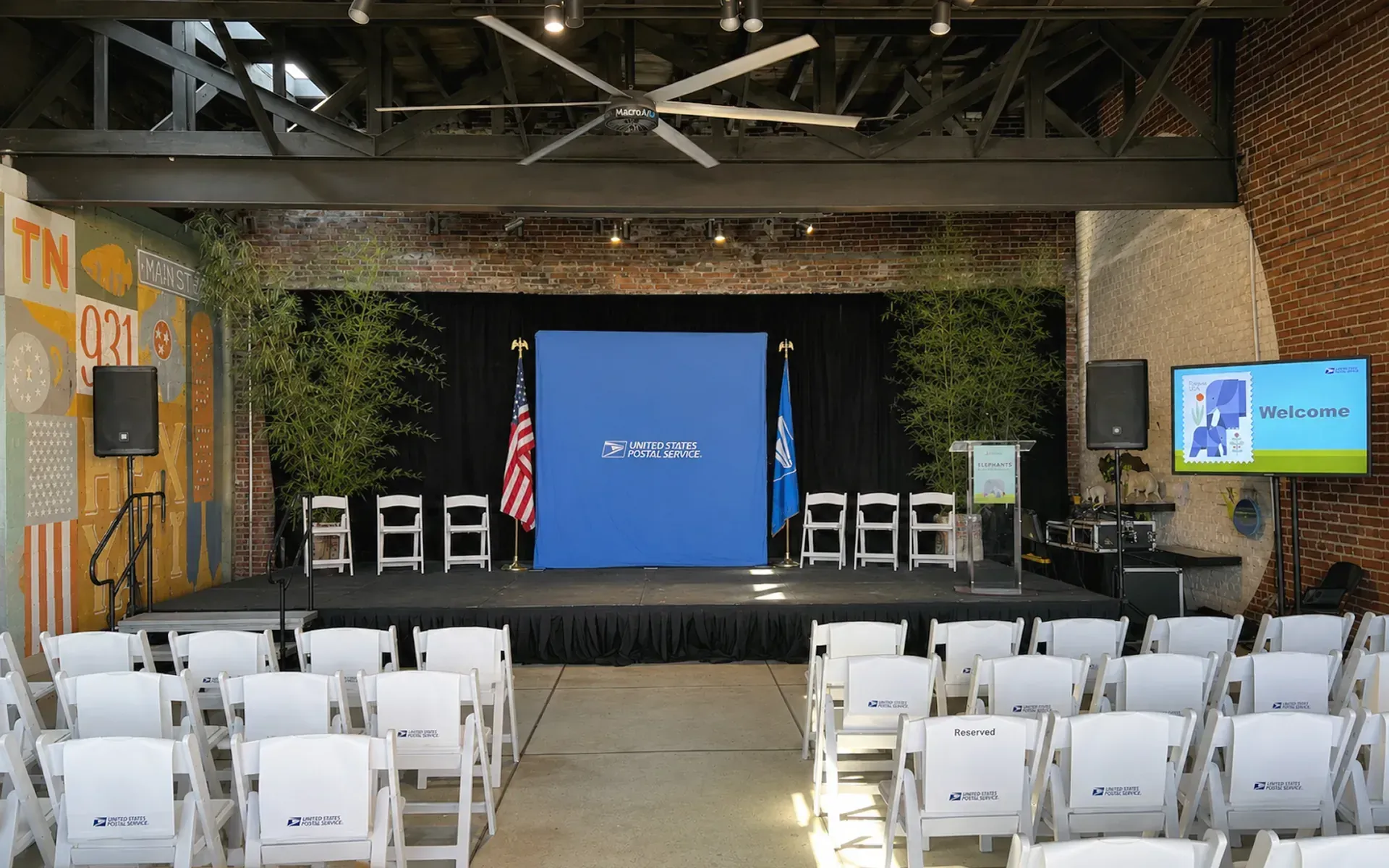 AV rental equipment packages configured for a Nashville event