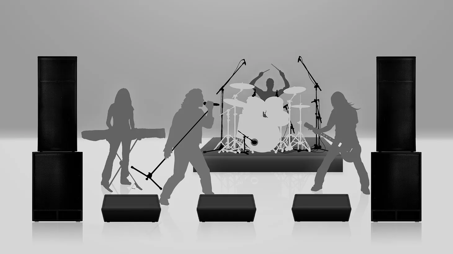 Audio Package 6, channel AV audio rental package