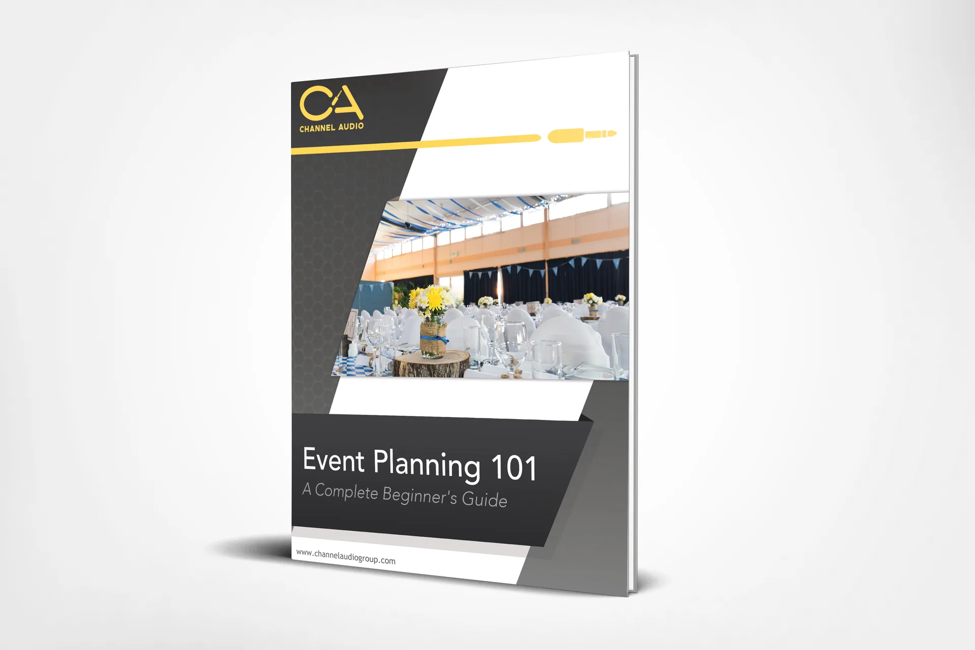 Event Planning 101 eBook cover displayed as digital product mockup