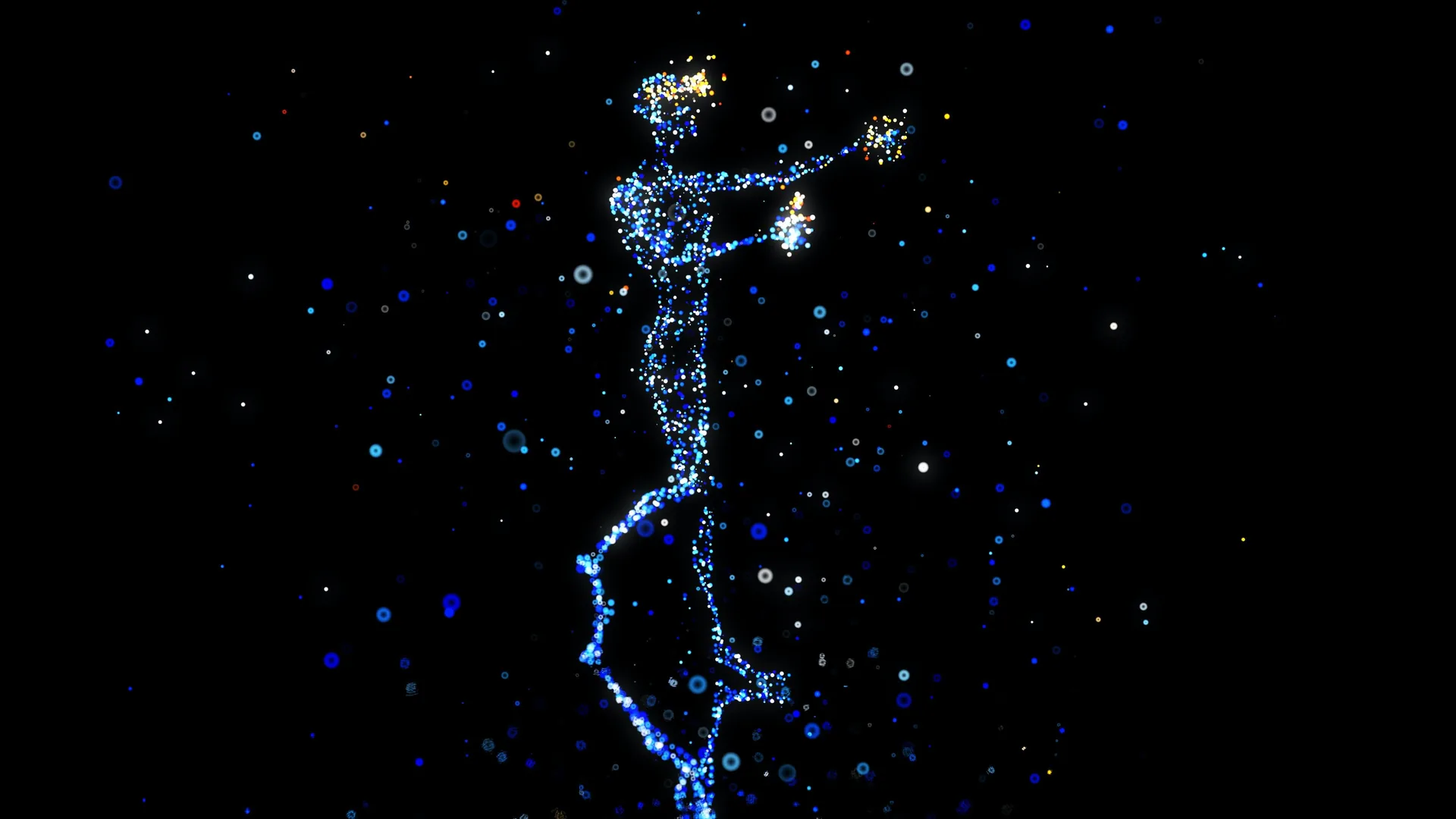 Digital abstract visualization of virtual reality technology